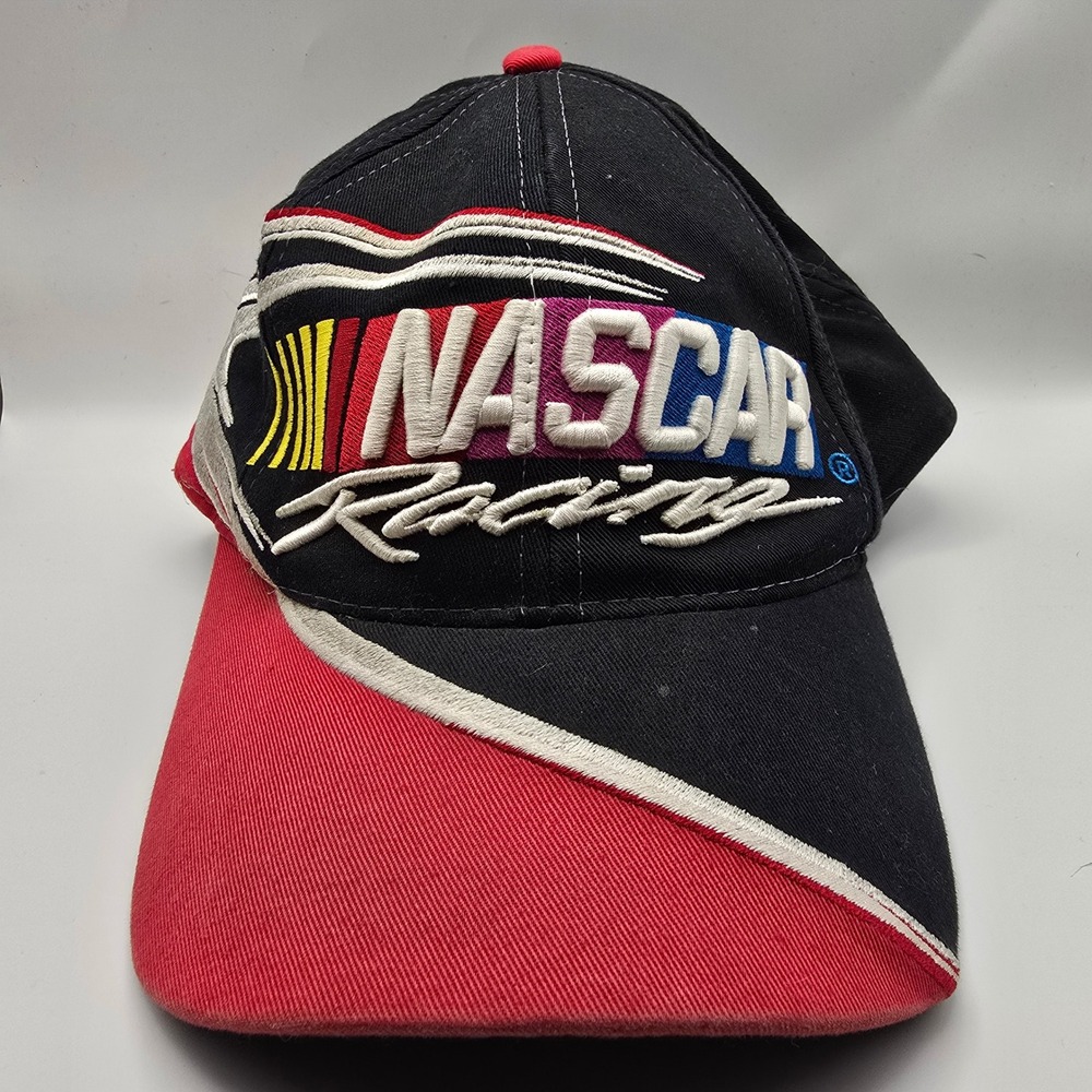 NASCAR Racing Hat Vintage Kudzu Snapback Cap Black Red Embroidered Mens OSFM